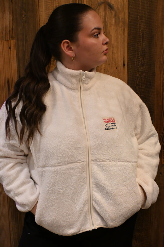 Veste POLAIRE BEAR BLANCHE