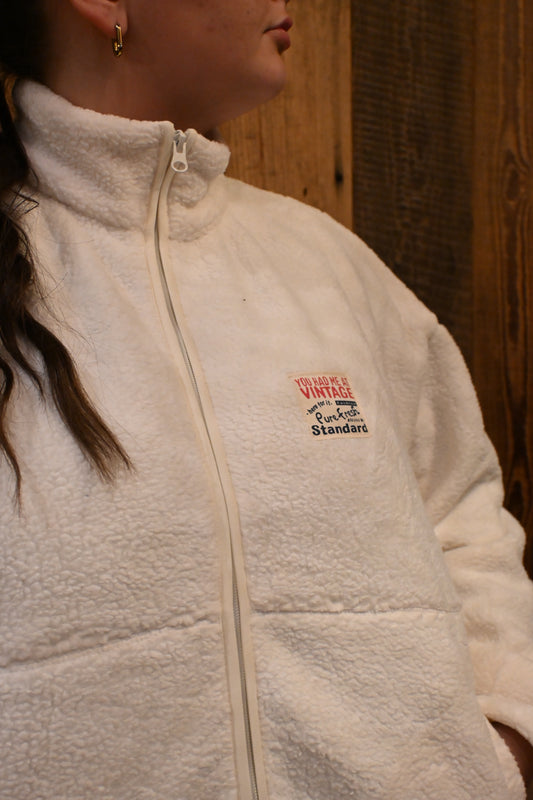 Veste POLAIRE BEAR BLANCHE