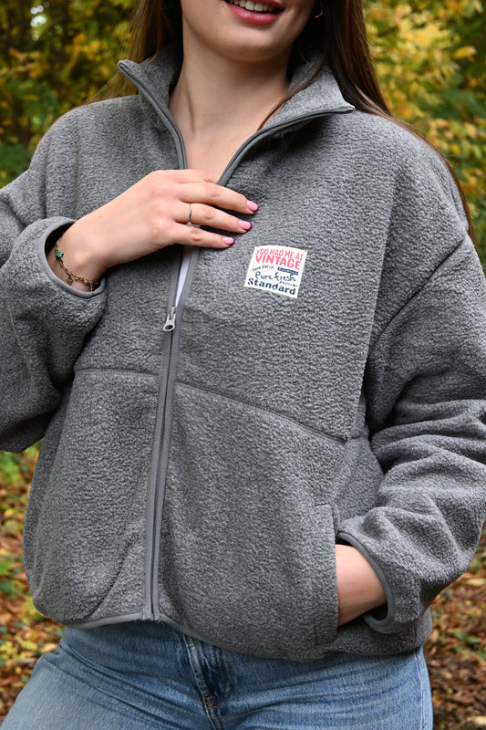 Veste POLAIRE BEAR GRISE